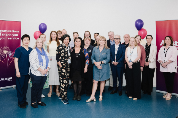 CEO Jodie with 25 years of service recipients group 1 2025